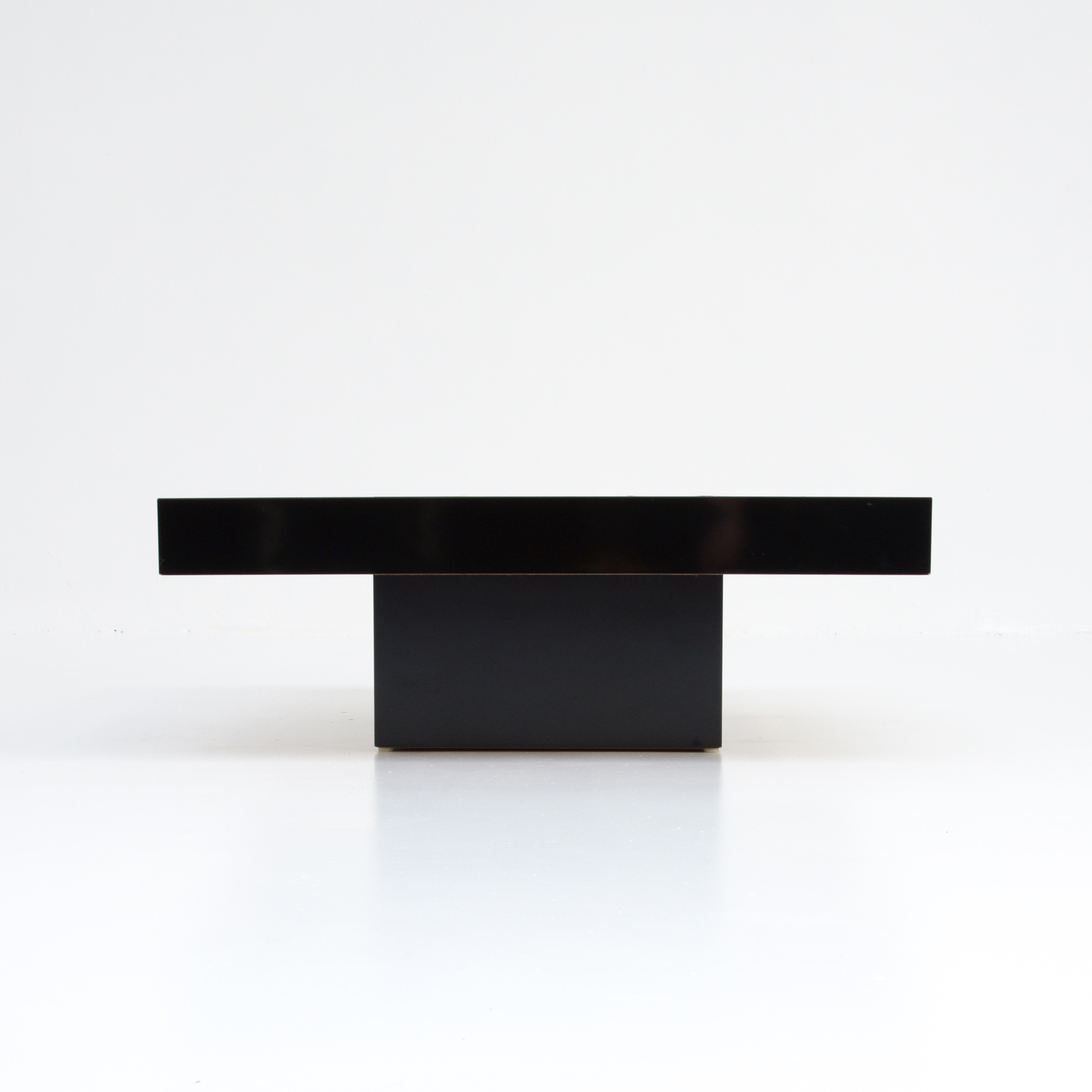 Square Geometric Coffee Table Vintage Design Point