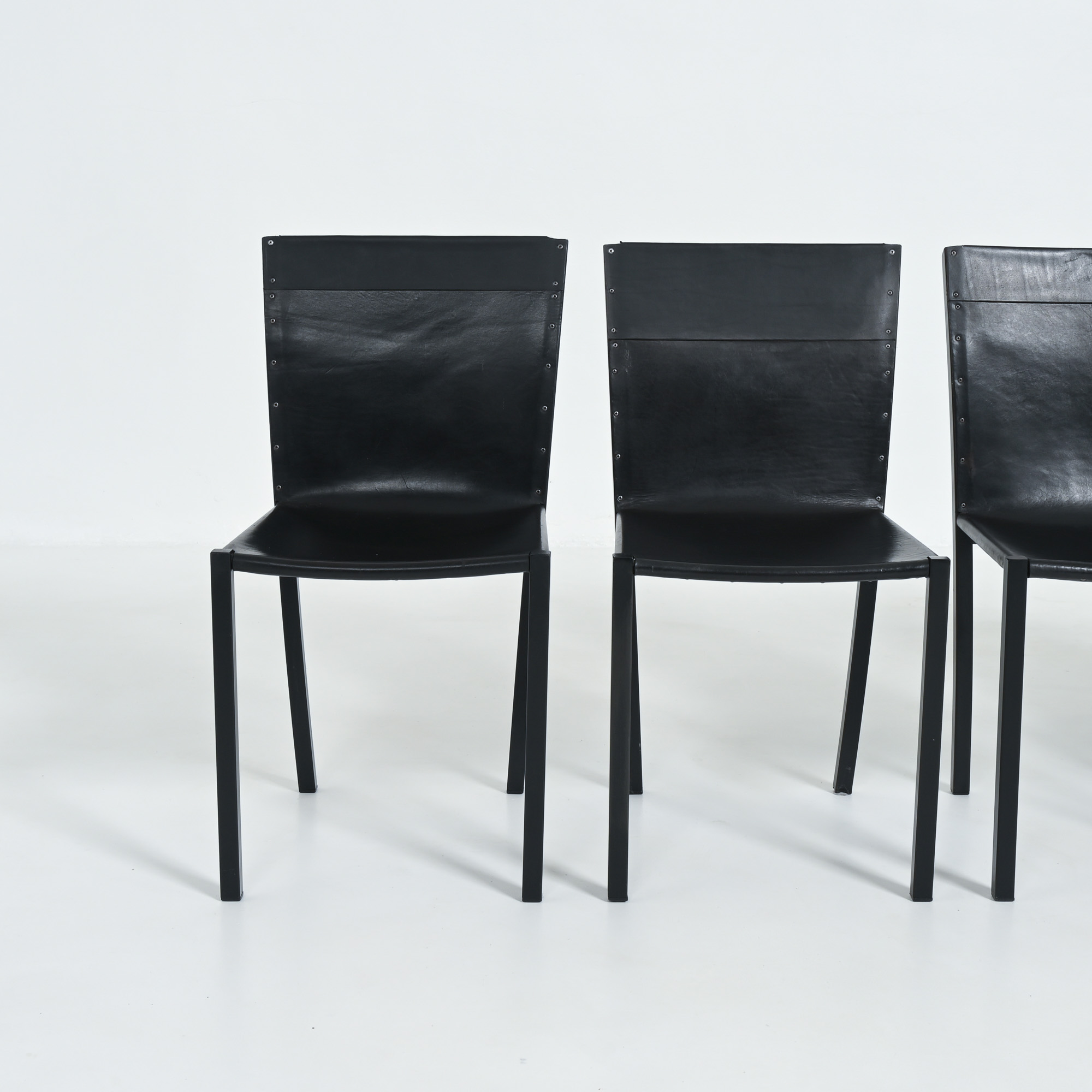 Unique Set of 4 Lola Dining Chairs by Fabiaan Van Severen Vintage Design Point