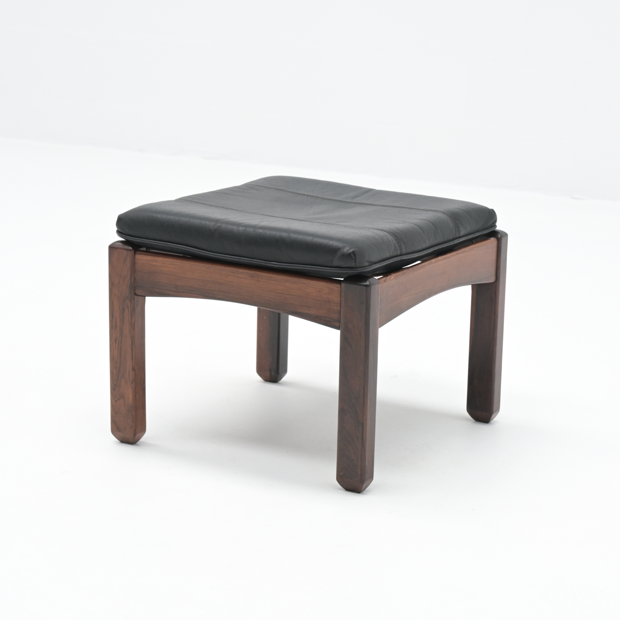 Brazilian Coffee Table with 4 Nesting Stools by Jean Gillon for Wood